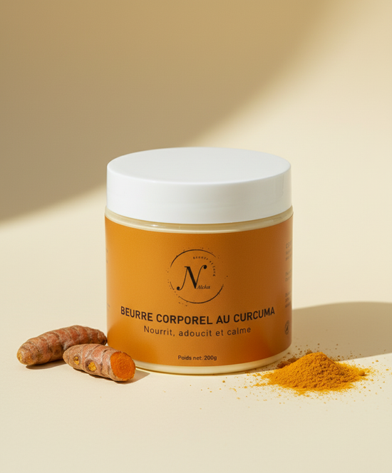 Beurre Corporel au Curcuma - Fond harmonisé