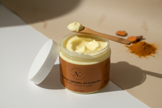 Beurre corporel au curcuma - version améliorée