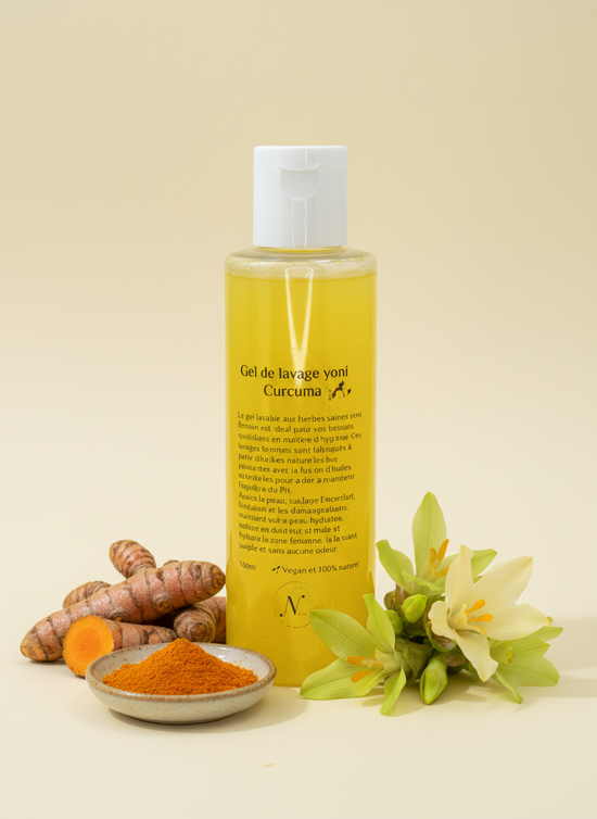 Savon Intime Curcuma avec ingrédients